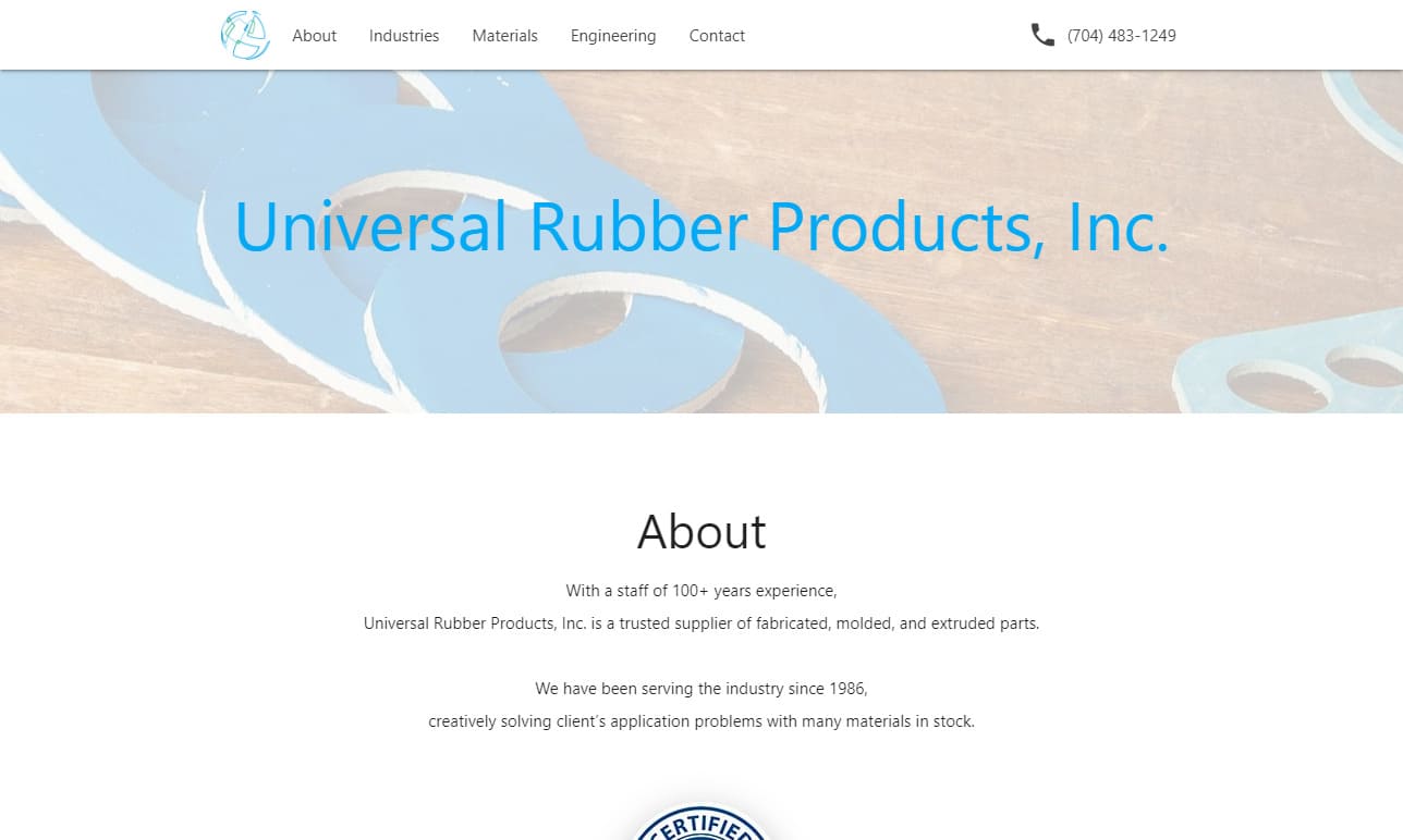 Universal Rubber Products, Inc.